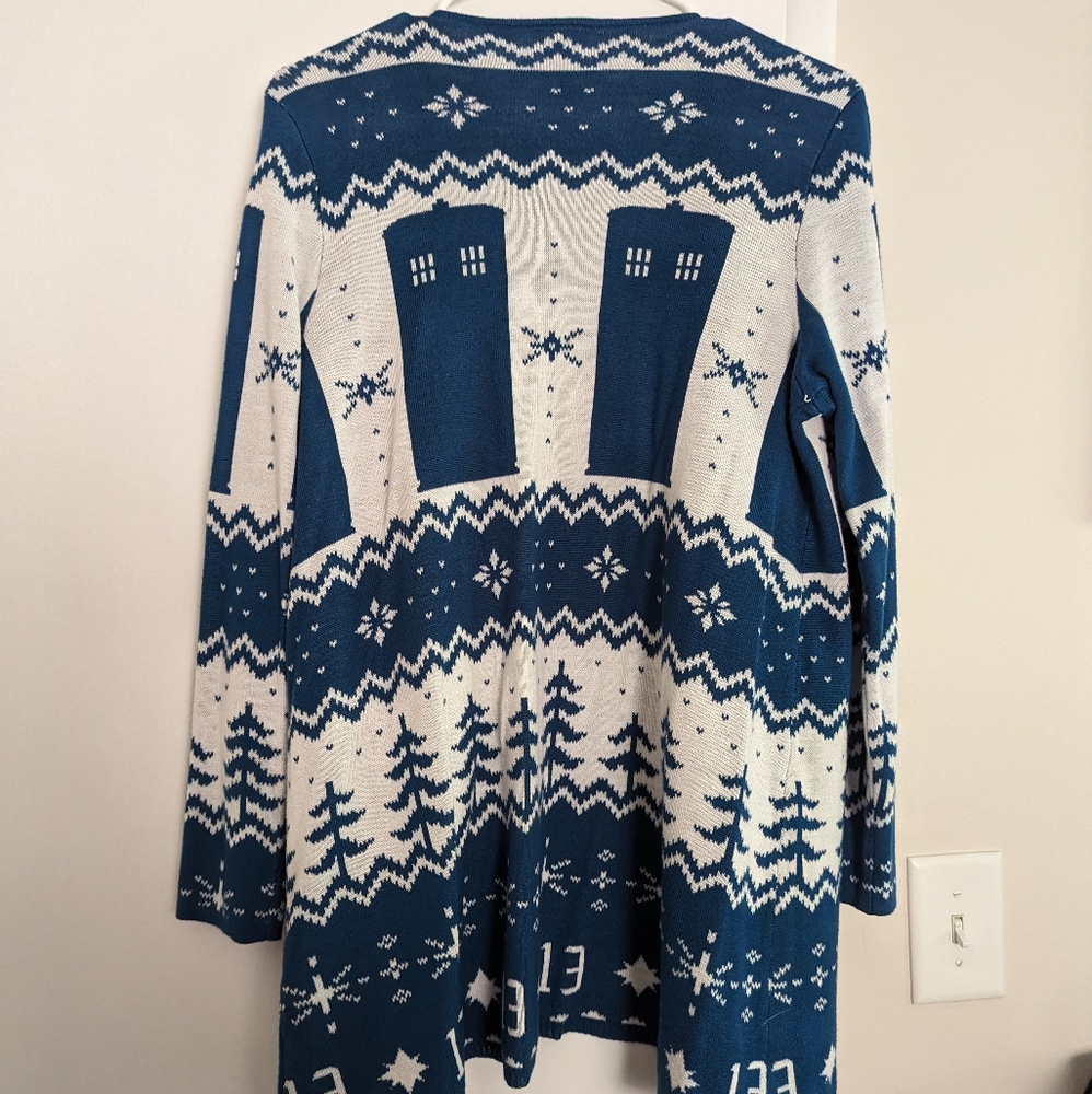 Doctor Who TARDIS Cardigan